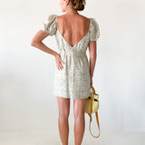 Puff Sleeve Mini Dress