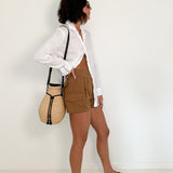 Pleat Front Shorts