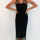 Vintage Beaded Gown