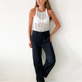 Open Crochet Tank