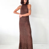 Halterneck Crocheted Dress