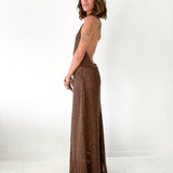 Halterneck Crocheted Dress