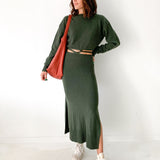 Cashmere Tie Sweater Dress
