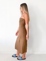 Tailored Wool Midi Dress