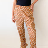 Printed Voluminous Tie Pant