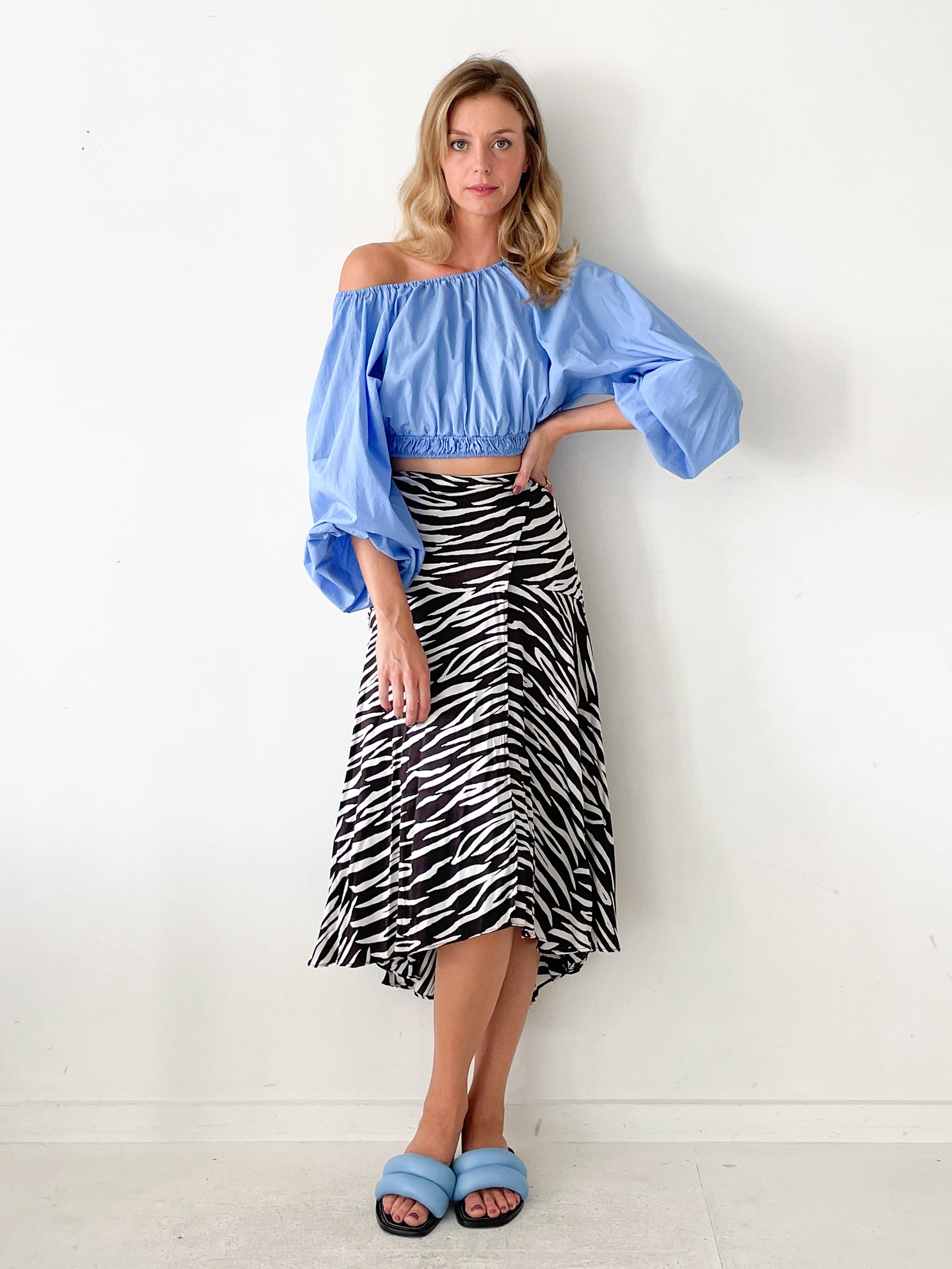 Blakely ZebraPrint Wrap Skirt & The Harmonic