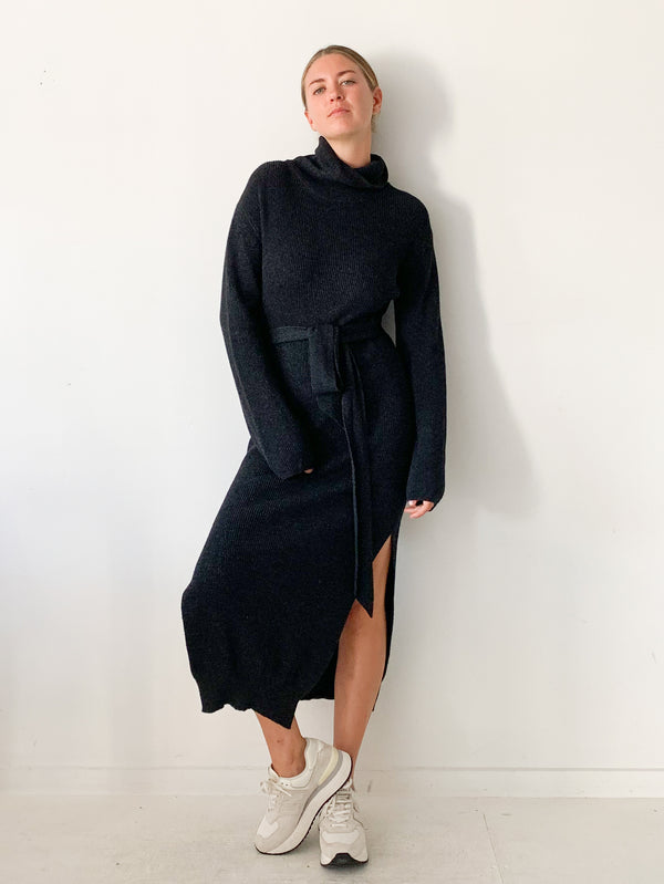 Canaan Belted Knitted Dress