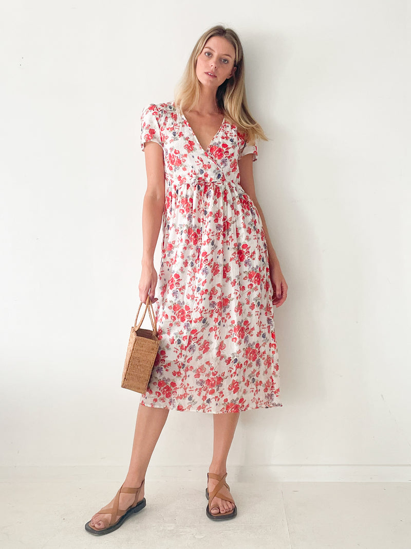 Vermillion Bloom Dress