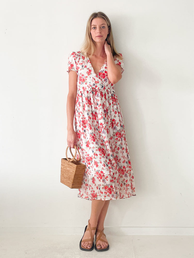 Vermillion Bloom Dress