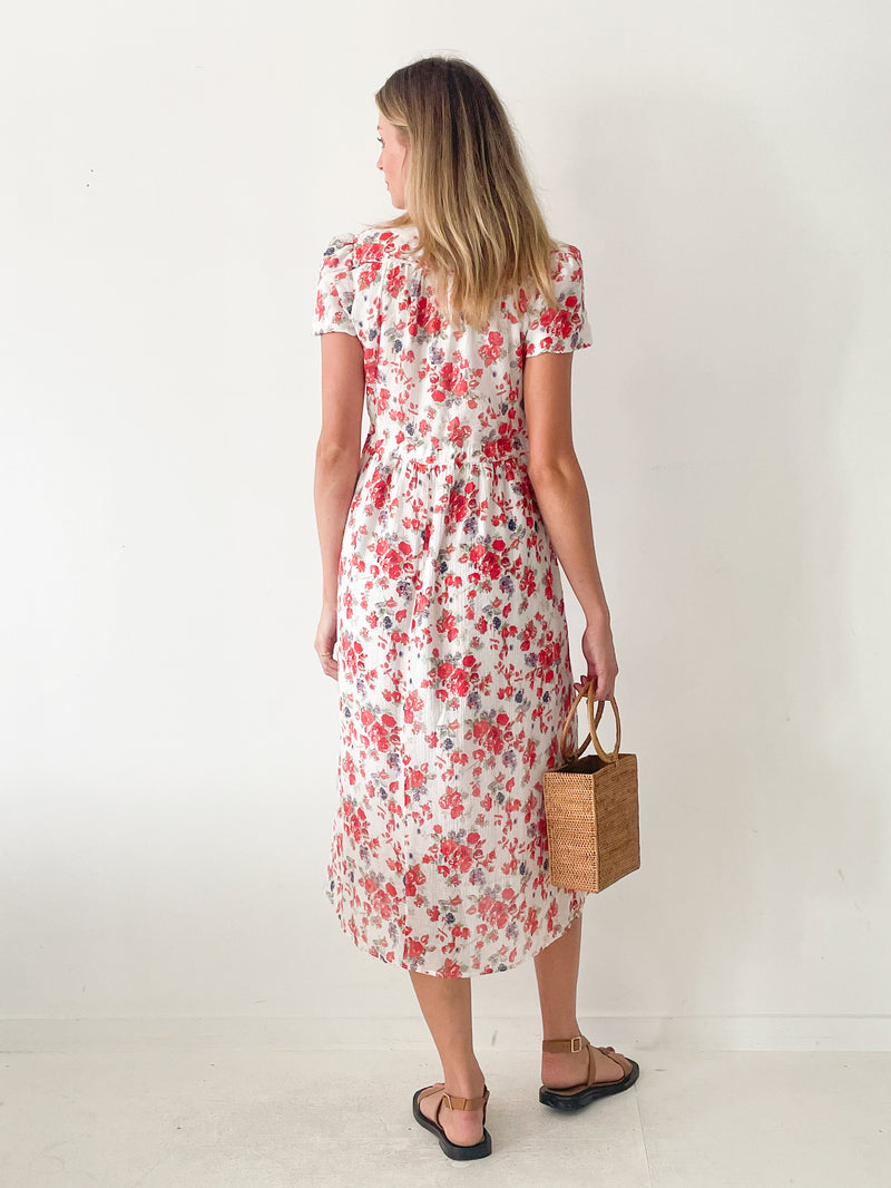 Vermillion Bloom Dress